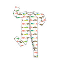 *PREORDER* Offshore Fish - Bamboo Zippy Sleeper Pajamas