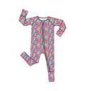 *PREORDER*  Preppy Crab - Bamboo Zippy Sleeper Pajamas
