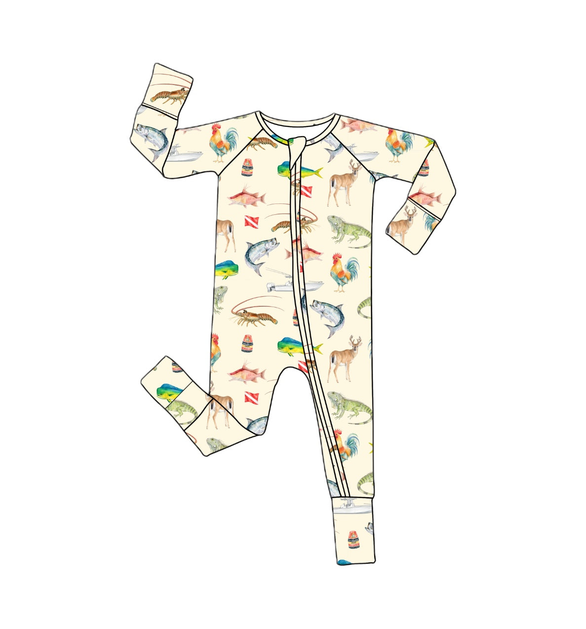 *PREORDER* Destination Keys- Bamboo Zippy Sleeper Pajamas
