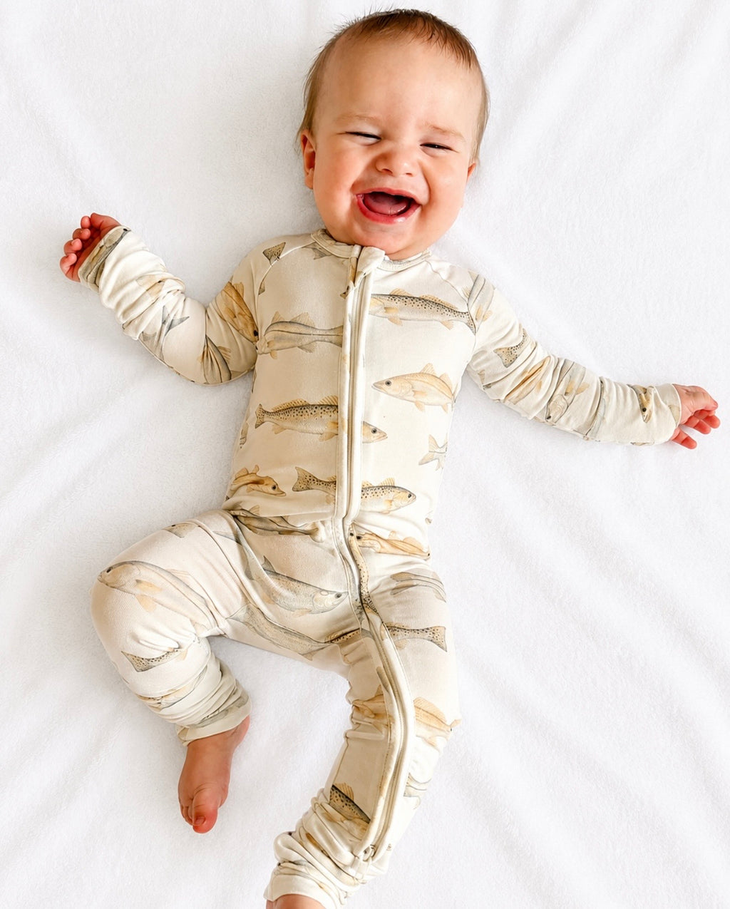 Drifters - Snook, Tarpon, Redfish & Trout - Bamboo Zippy Sleeper Pajamas - Ready to Ship