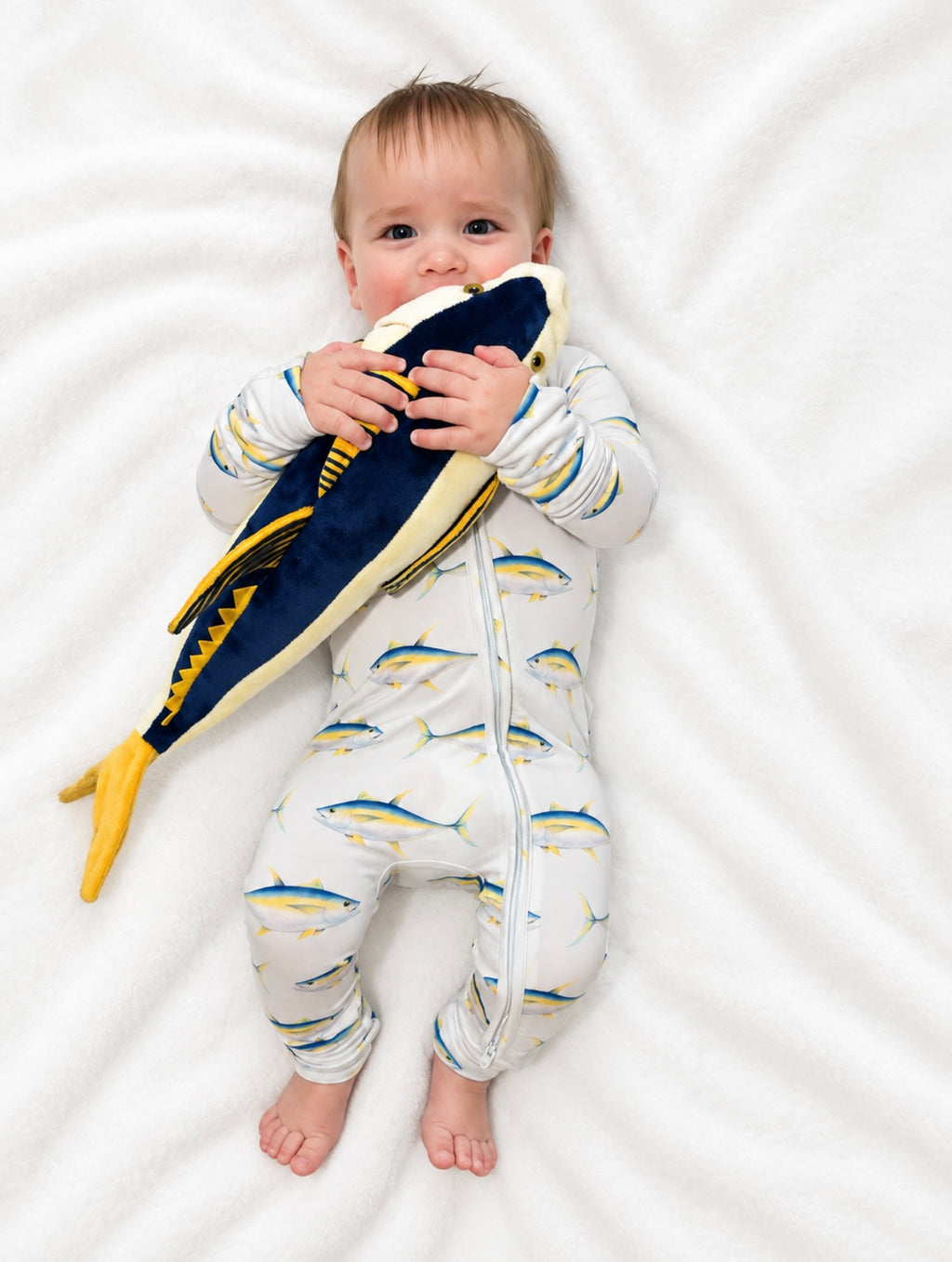 Tuna Tots - Bamboo Zippy Sleeper Pajamas - Ready to Ship