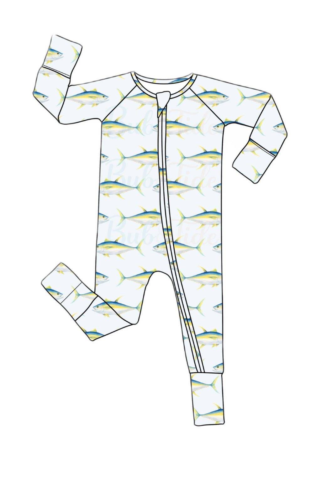 Tuna Tots - Bamboo Zippy Sleeper Pajamas - Ready to Ship