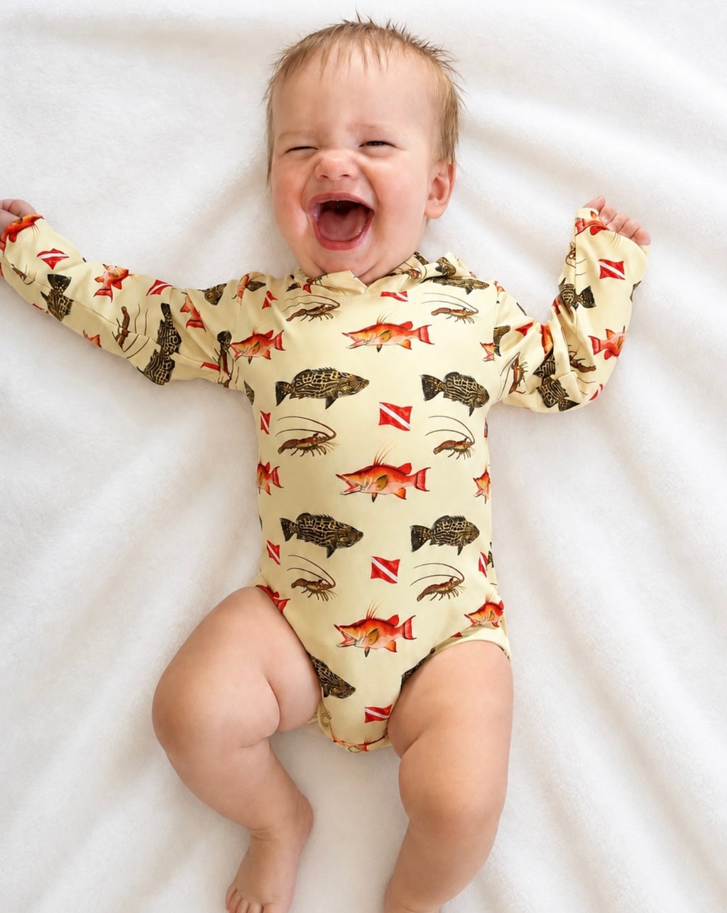 Reef Raiders - Sun Protective Hooded SunTide™ Bodysuit - READY TO SHIP