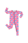 *PREORDER* Pink Sailfish - Bamboo Zippy Sleeper Pajamas (Copy)