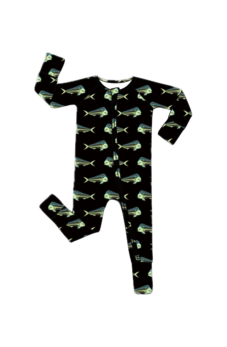 *PREORDER*  - Mahi Skeleton Halloween Bamboo Zippy Sleeper Pajamas