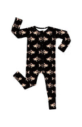 *PREORDER*  - Hogfish Skeleton Halloween Bamboo Zippy Sleeper Pajamas