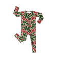 *PREORDER*  Christmas Camo- Bamboo Zippy Sleeper Pajamas