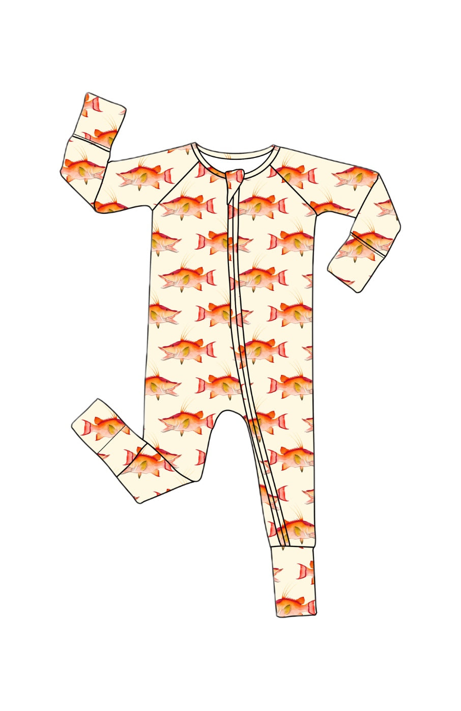 *PREORDER* Hogfish  - Bamboo Zippy Sleeper Pajamas