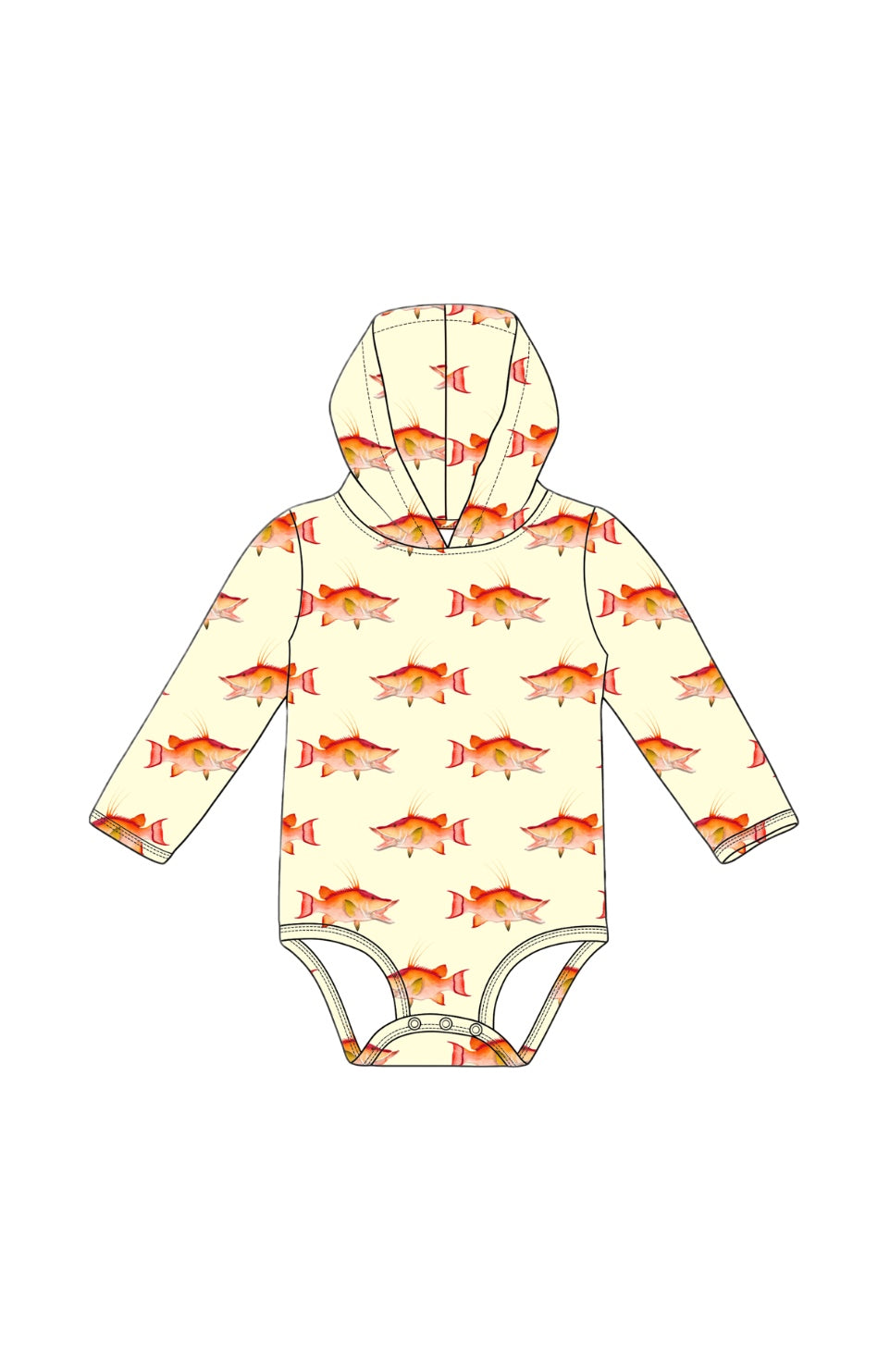 *PREORDER* Hogfish - Sun Protective Hooded SunTide™ Bodysuit