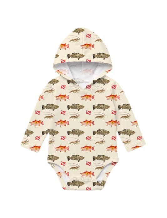 *PREORDER* Reef Raiders - Sun Protective Hooded SunTide™ Bodysuit