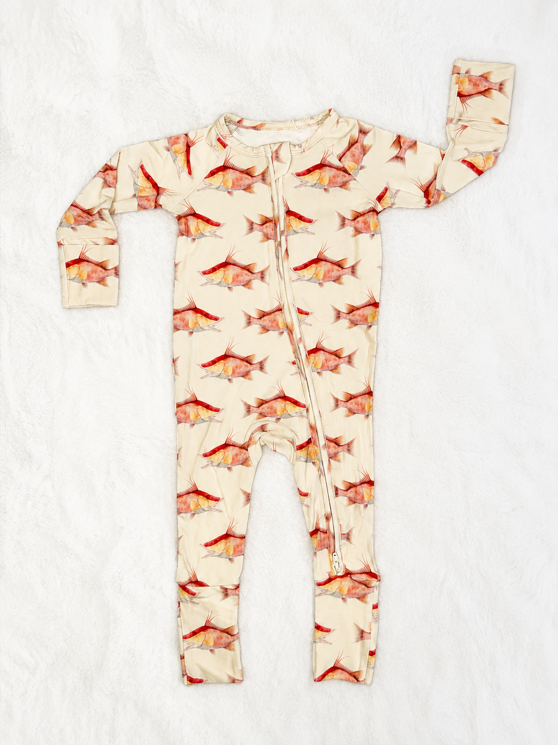 Hogfish Horizon - Bamboo Zippy Sleeper Pajamas - Ready to Ship