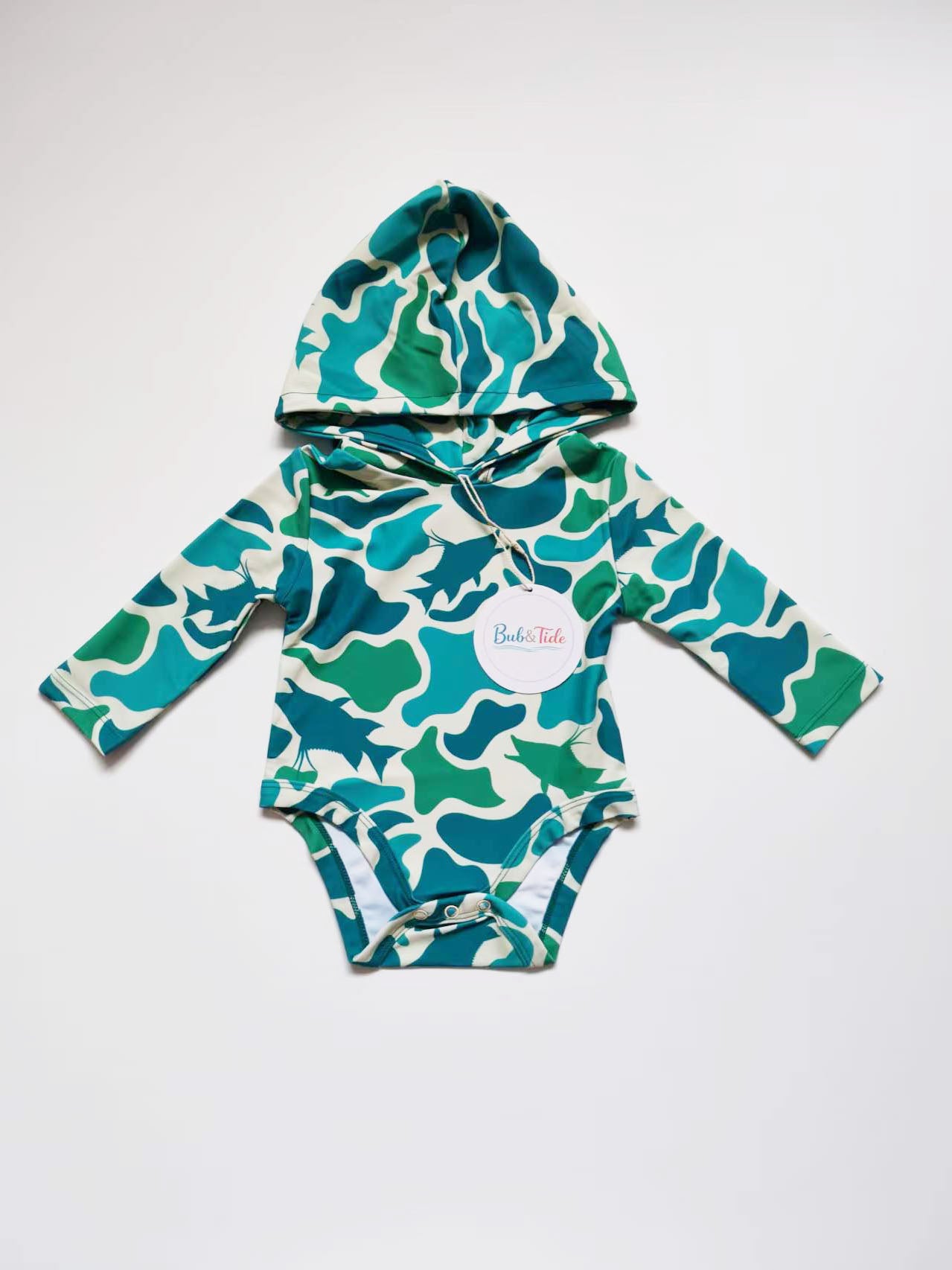 Hogfish Hideout - Sun Protective Hooded SunTide™ Bodysuit