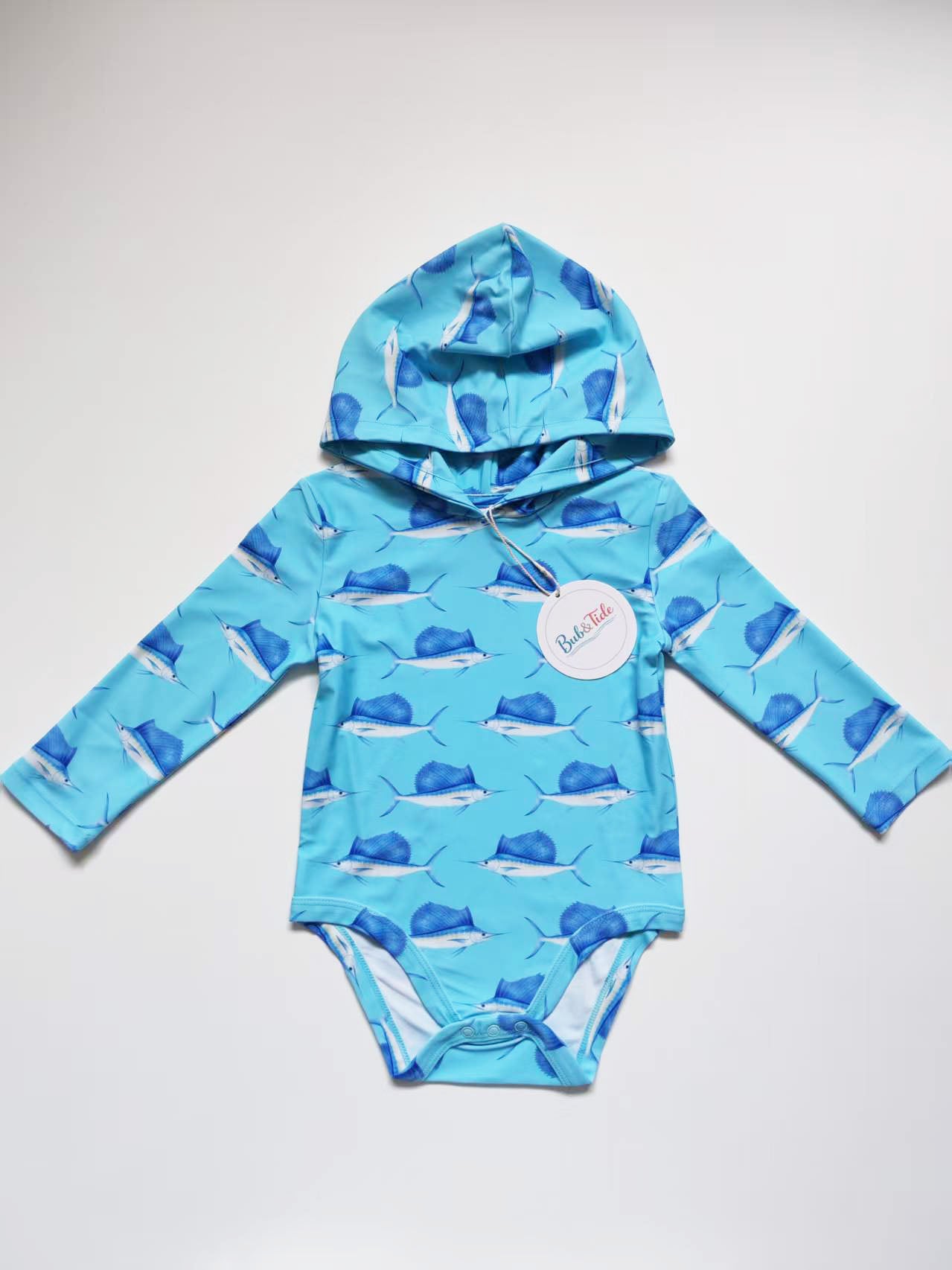 Sailfish Splash - Sun Protective Hooded SunTide™ Bodysuit
