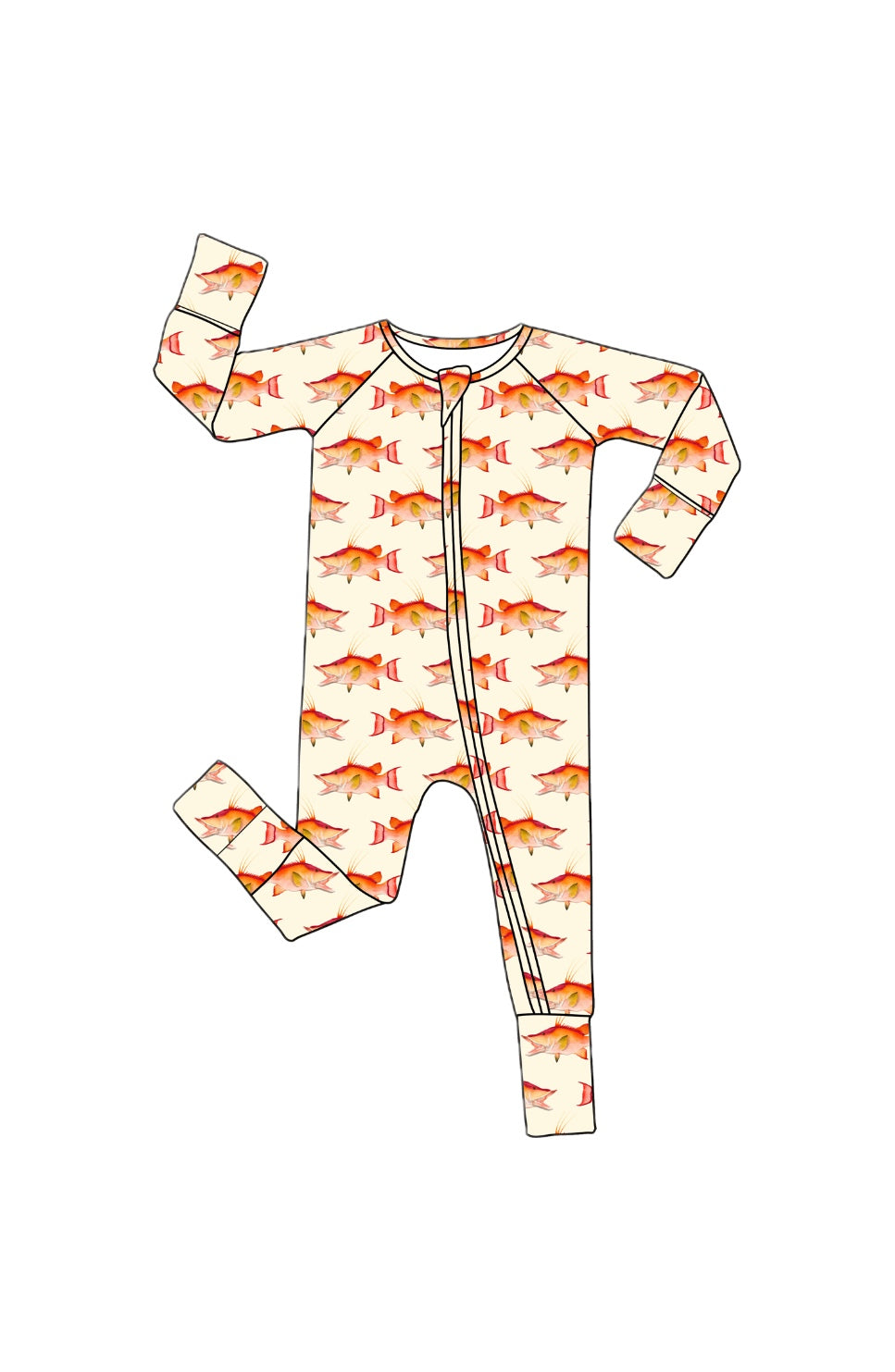 *PREORDER* Hogfish  - Bamboo Zippy Sleeper Pajamas