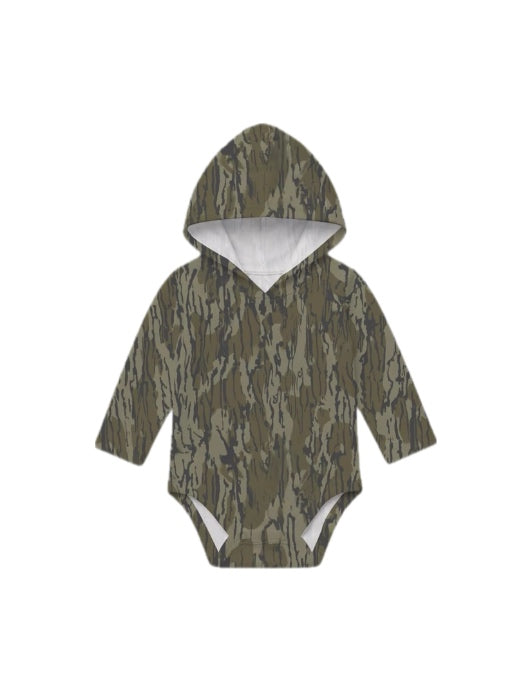 *PREORDER* Camo Hooded Performance Bodysuit