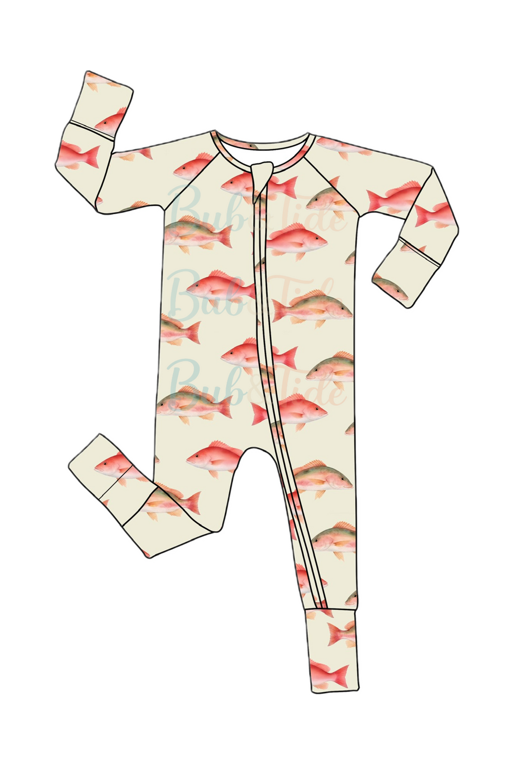 Snapper Splash - Bamboo Zippy Sleeper Pajamas
