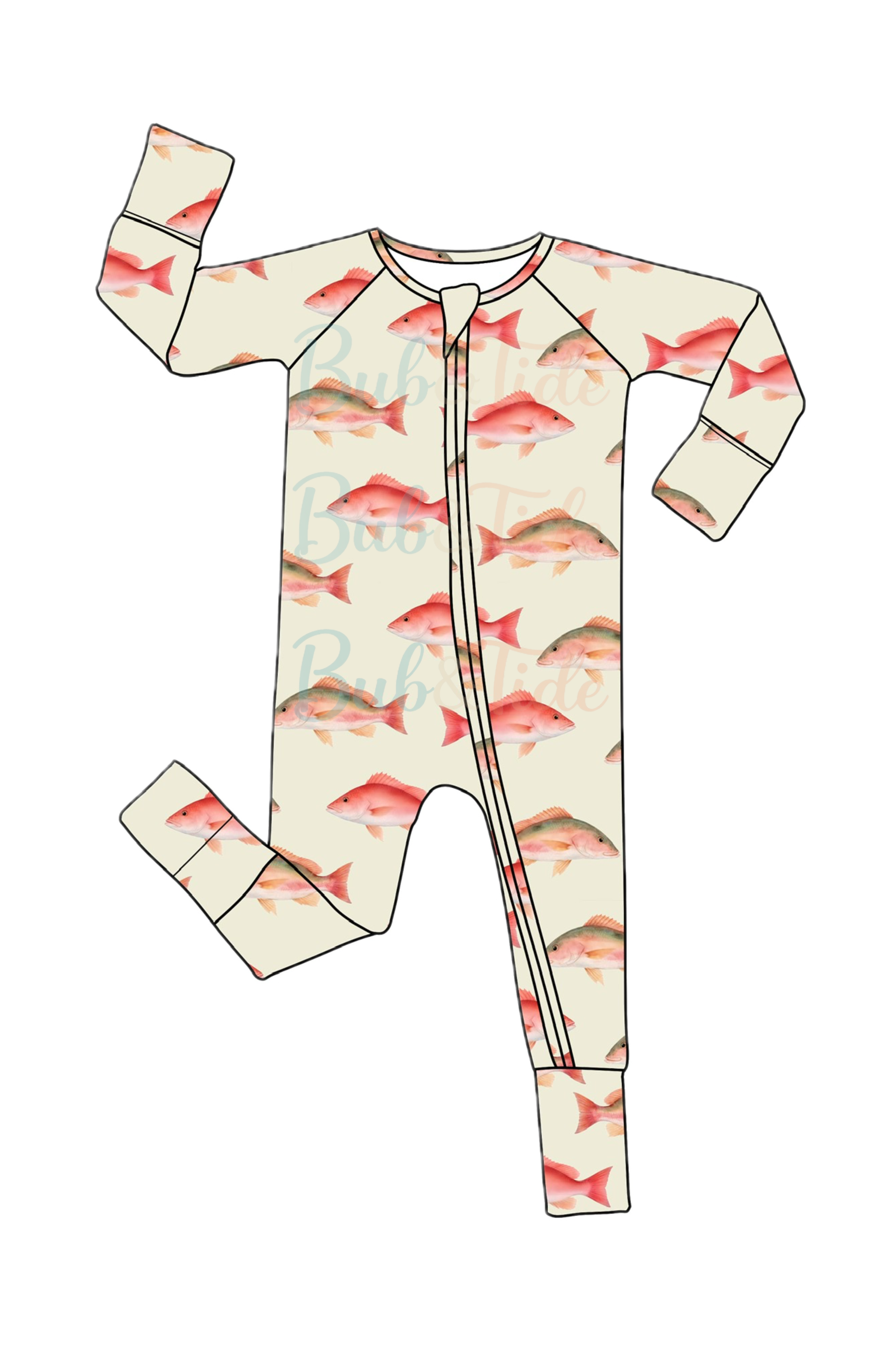 Snapper Splash - Bamboo Zippy Sleeper Pajamas