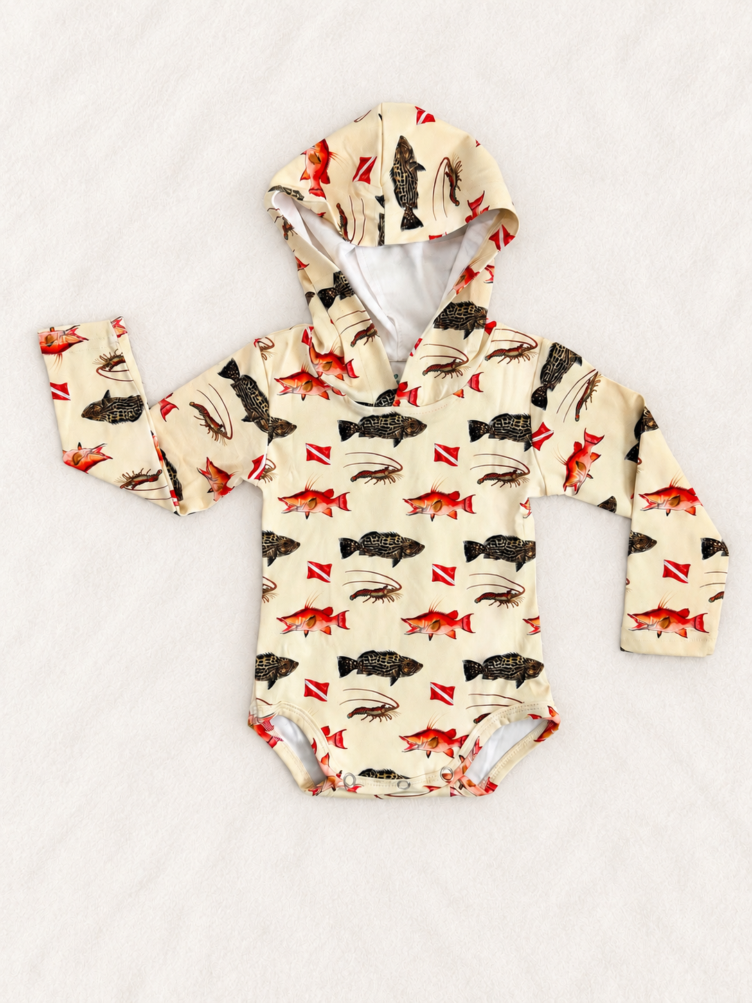 Reef Raiders - Sun Protective Hooded SunTide™ Bodysuit - READY TO SHIP