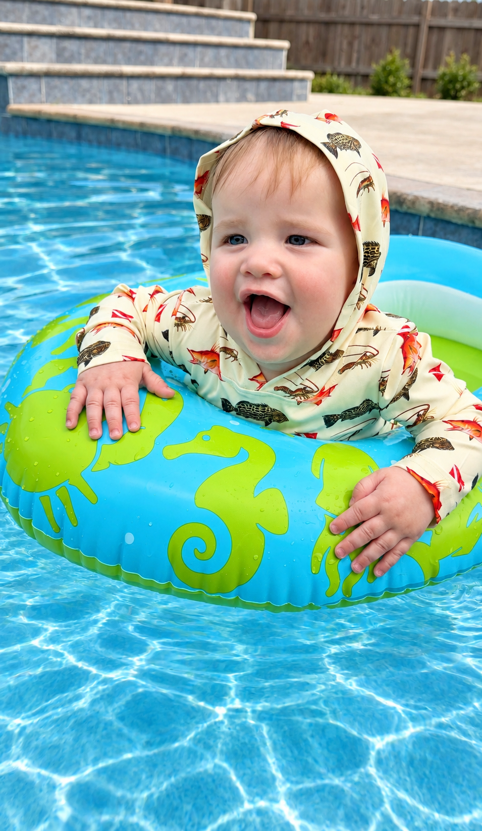 Reef Raiders - Sun Protective Hooded SunTide™ Bodysuit - READY TO SHIP