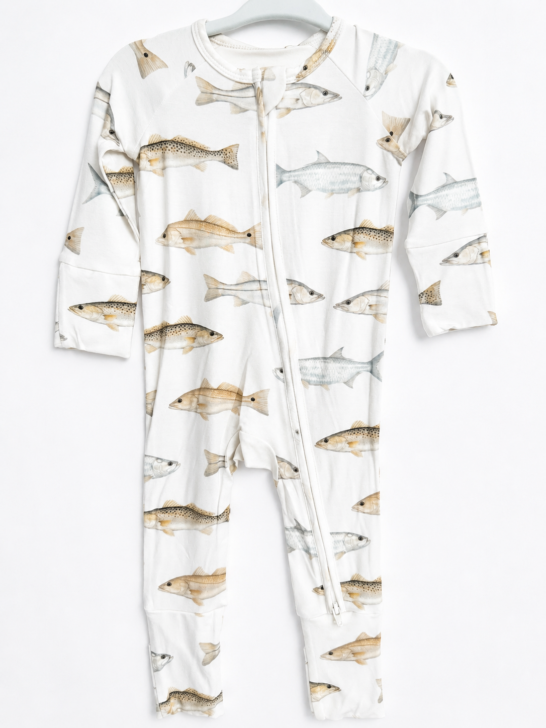 Drifters - Snook, Tarpon, Redfish & Trout - Bamboo Zippy Sleeper Pajamas - Ready to Ship