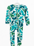 Hogfish Hideout - Coastal Camo Bamboo Zippy Sleeper Pajamas - Ready to Ship