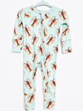 Lowtide Lobster - Bamboo Zippy Sleeper Pajamas - Ready to Ship