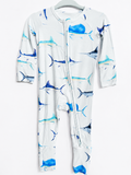 Billfish Blitz - Bamboo Zippy Sleeper Pajamas - Ready to Ship