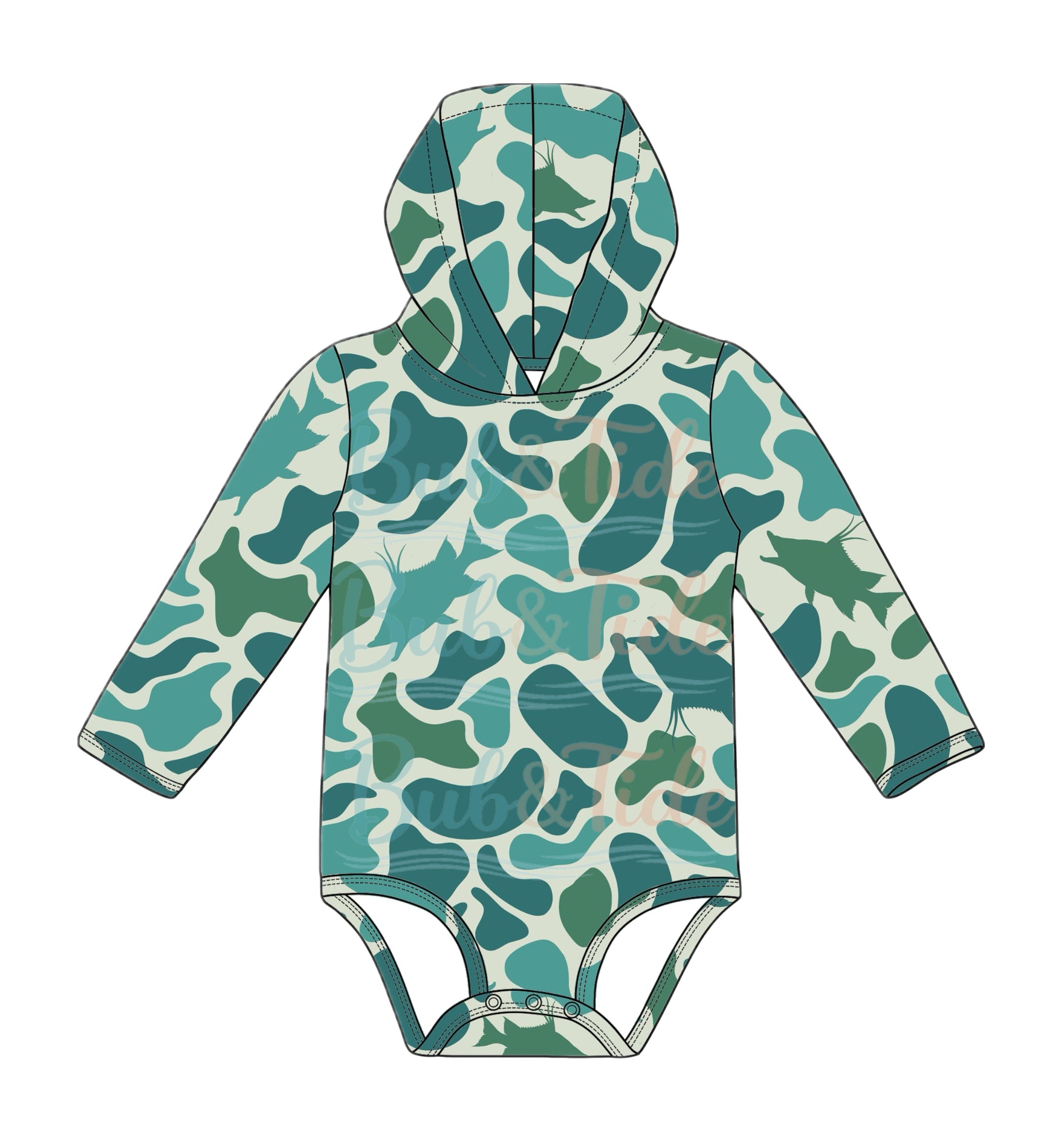 *PREORDER* Hogfish Hideout - Sun Protective Hooded SunTide™ Bodysuit