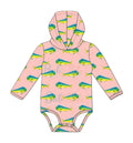 *PREORDER* Pink Mahi - Sun Protective Hooded SunTide™ Bodysuit