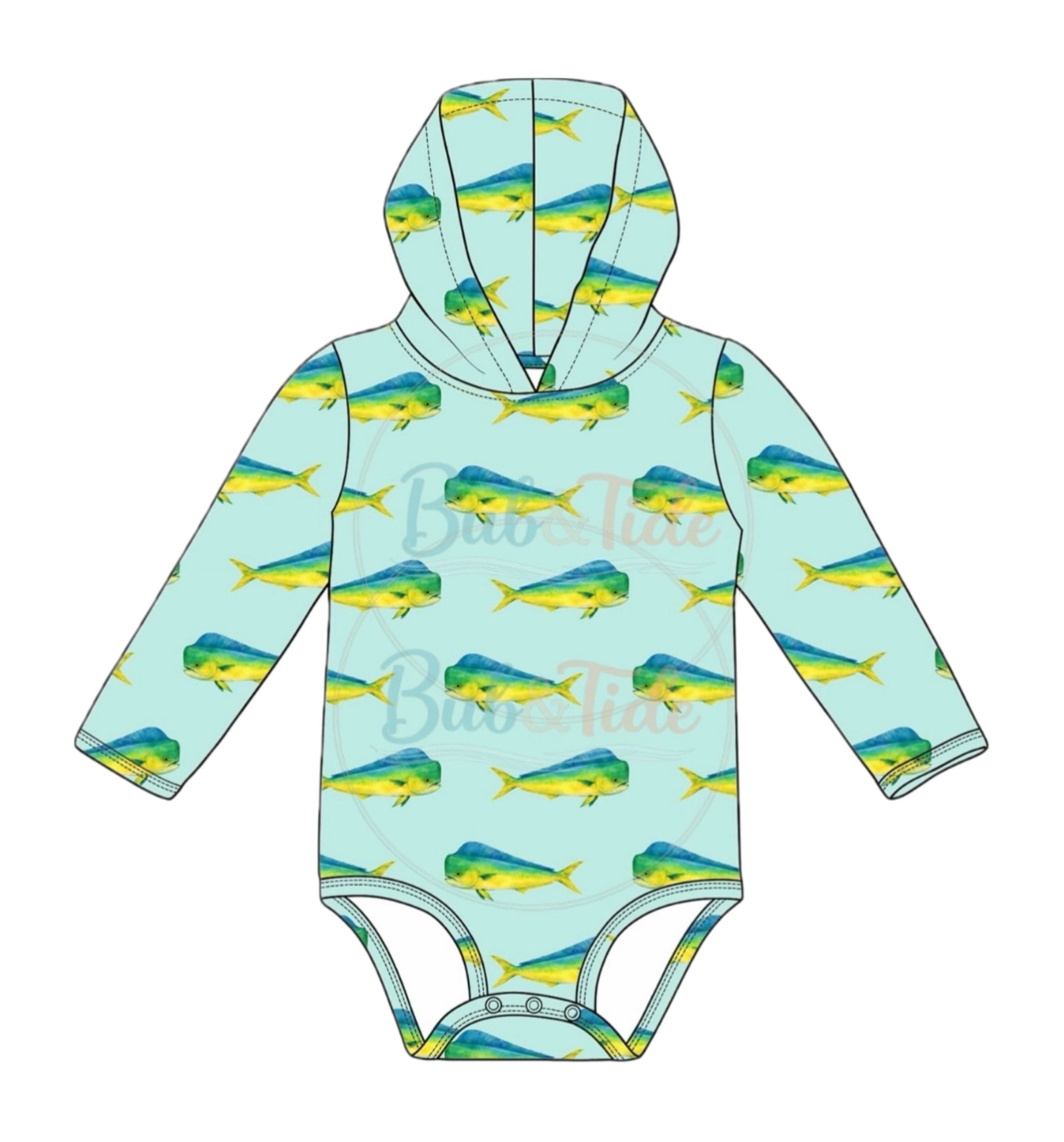 *PREORDER* Blue Mahi - Sun Protective Hooded SunTide™ Bodysuit