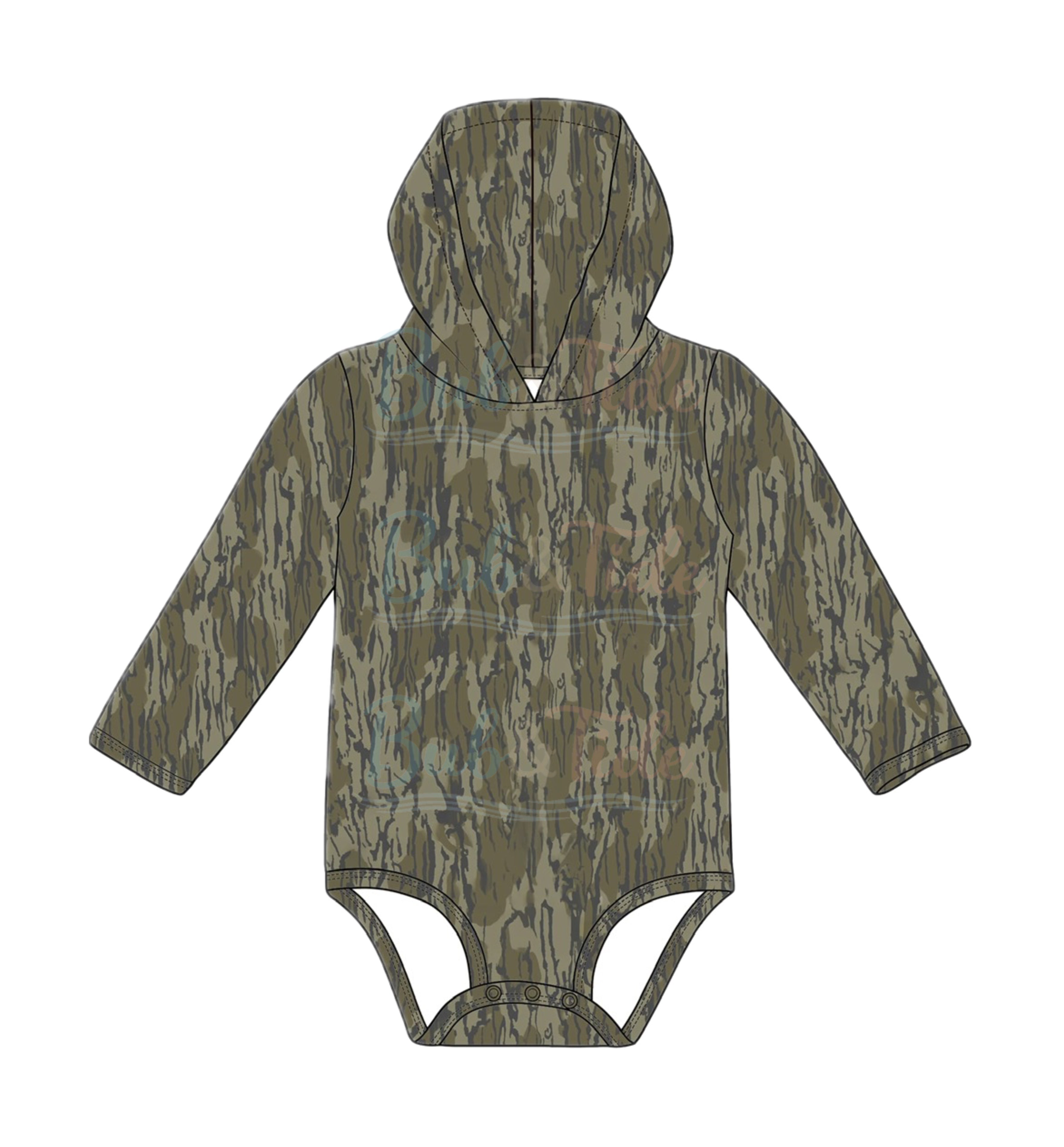 *PREORDER* Camo - Sun Protective Hooded SunTide™ Bodysuit