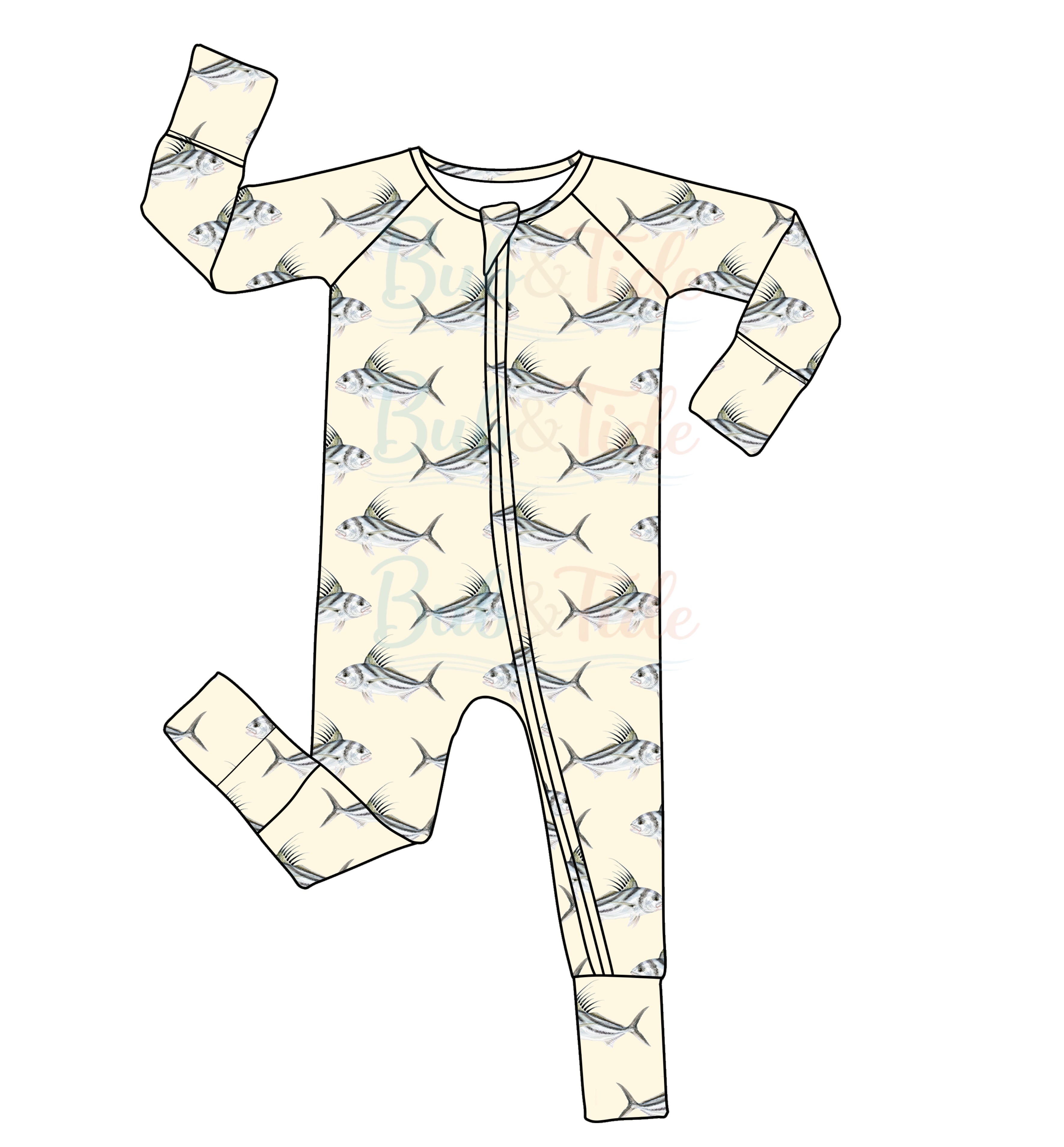 *PREORDER* Roosterfish - Bamboo Zippy Sleeper Pajamas