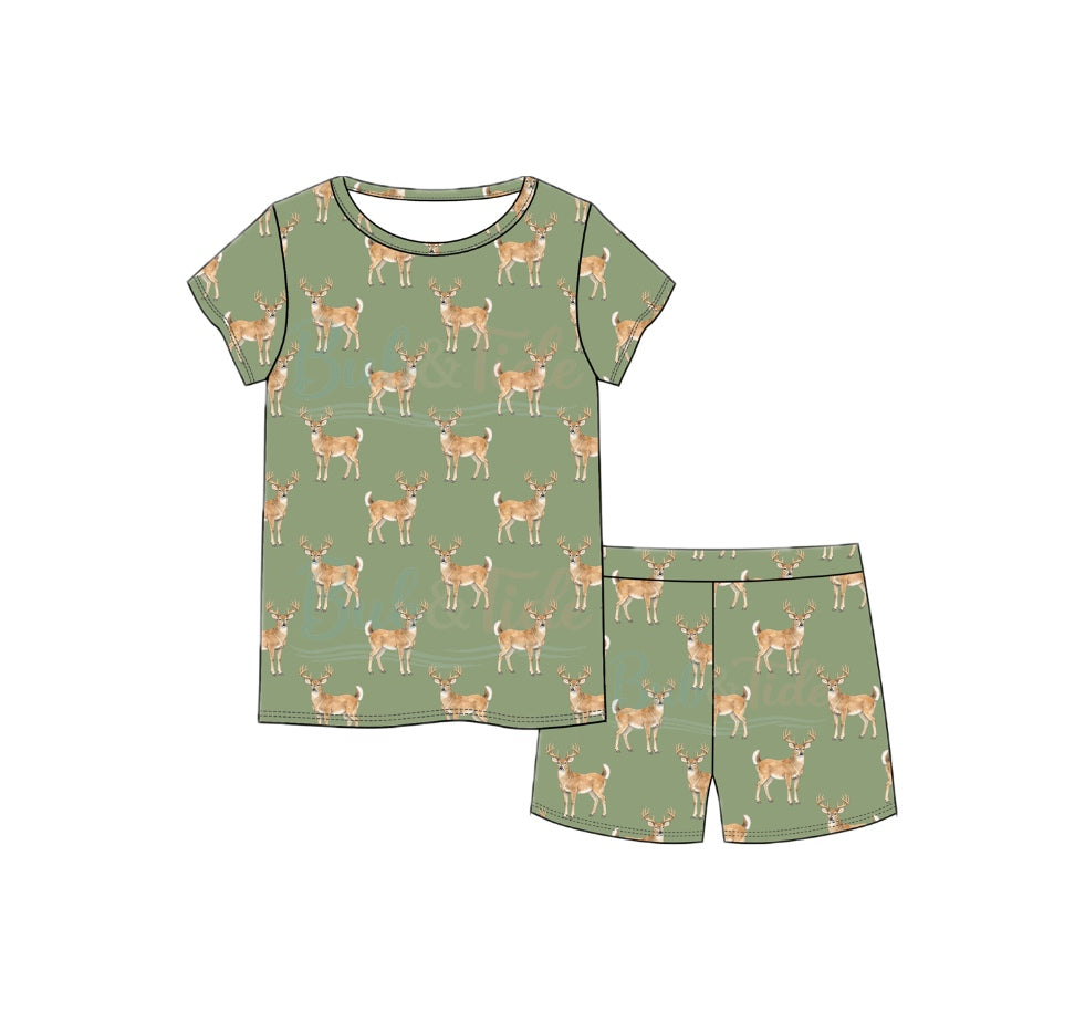 *PREORDER* Deer - Bamboo 2-Piece Pajamas