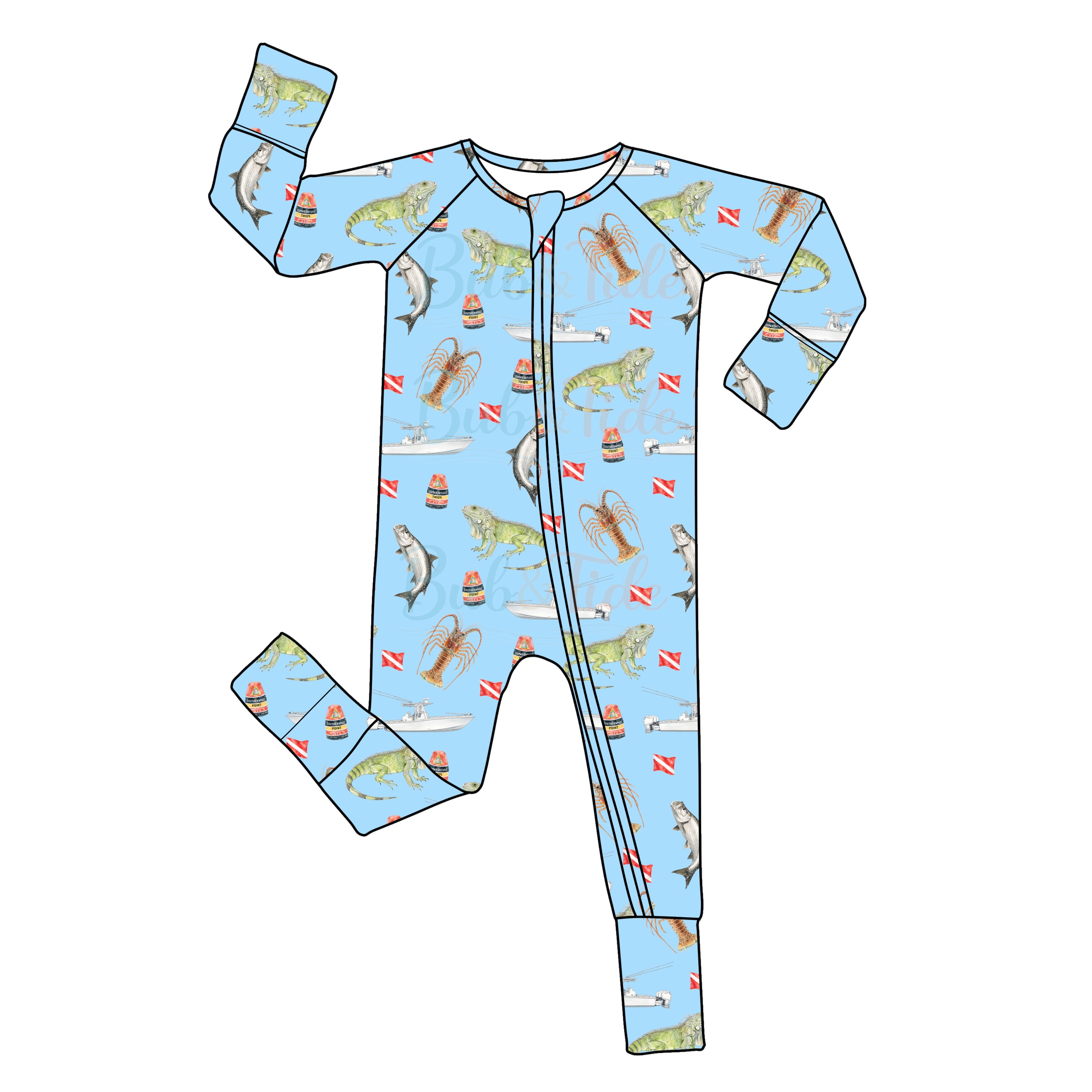 *PREORDER* Destination Keys- Bamboo Zippy Sleeper Pajamas