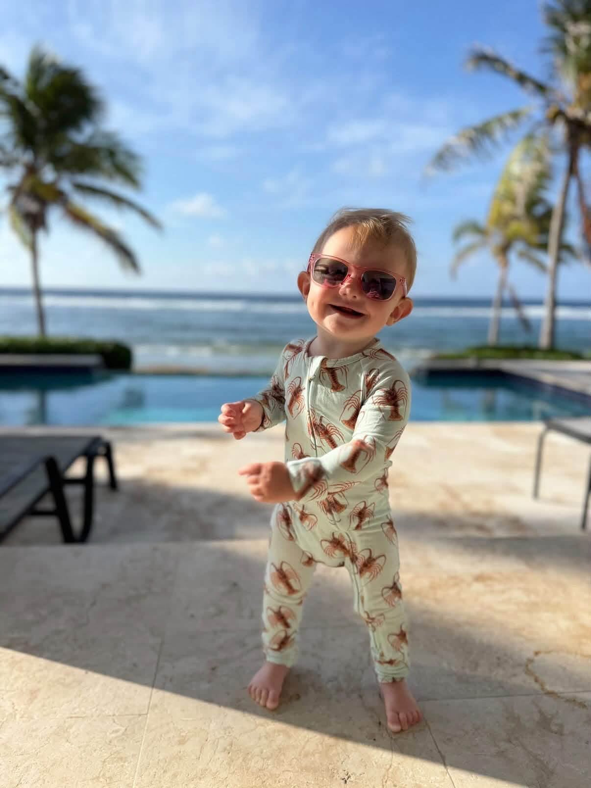 Lowtide Lobster - Bamboo Zippy Sleeper Pajamas - Sold out